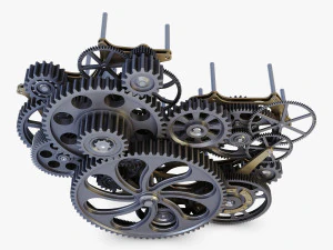 gear mechanism v 1 3D Model