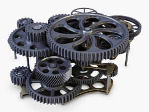gear mechanism v 1 3Dモデル