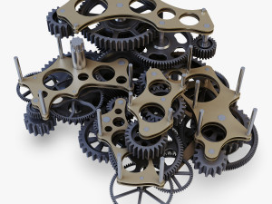 gear mechanism v 1 3Dモデル