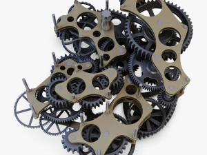 gear mechanism v 1 3D Model