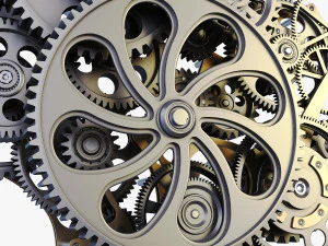 gear mechanism v 1 3D Model