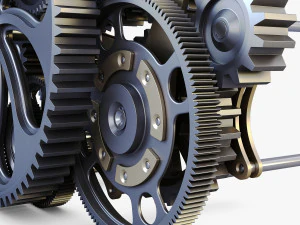 gear mechanism v 1 3D Model