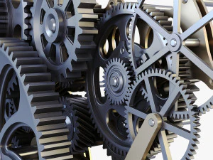 gear mechanism v 1 3D Model