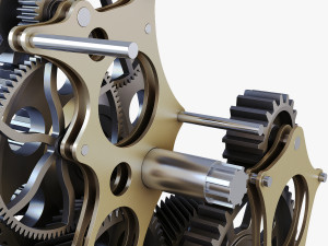 gear mechanism v 1 3Dモデル