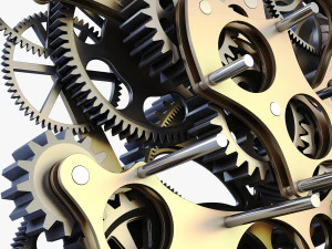 gear mechanism v 1 3D Model