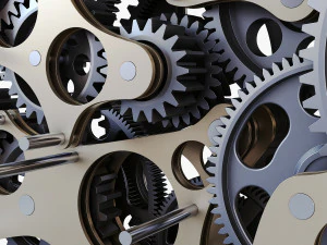 gear mechanism v 1 3D Model