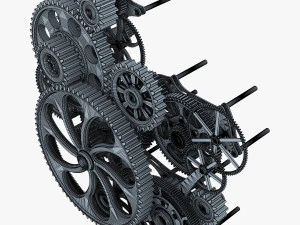 gear mechanism v 1 3D Model