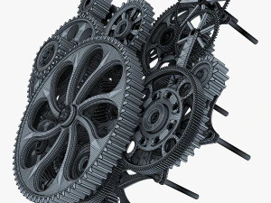 gear mechanism v 1 3D Model