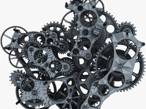 gear mechanism v 1 3D Model