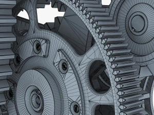 gear mechanism v 1 3D Model