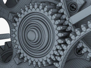 gear mechanism v 1 3D Model