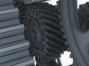 gear mechanism v 1 3Dモデル