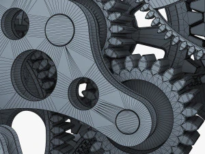 gear mechanism v 1 3D Model