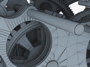 gear mechanism v 1 3Dモデル