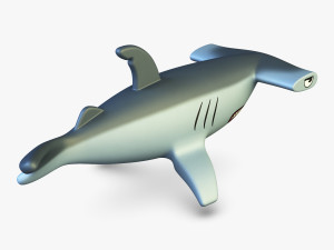 hammerhead shark v 1 3D-Modell