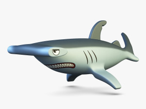 hammerhead shark v 1 3D-Modell