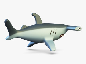 hammerhead shark v 1 3D-Modell