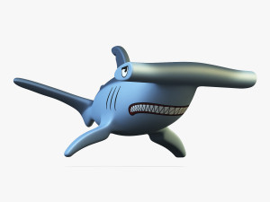 hammerhead shark v 1 3D-Modell