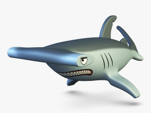 hammerhead shark v 1 3D-Modell