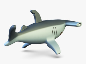 hammerhead shark v 1 3D-Modell