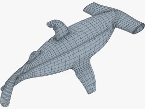 hammerhead shark v 1 3D-Modell