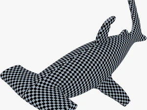 hammerhead shark v 1 3D Model