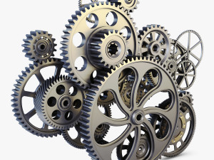 gear mechanism v 2 3D 模型
