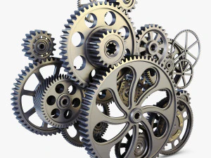 gear mechanism v 2 3D Model