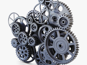 gear mechanism v 2 3D 模型