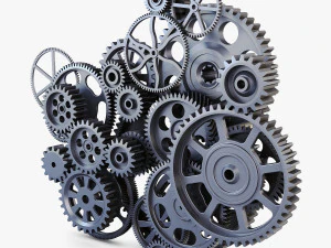 gear mechanism v 2 3D Model