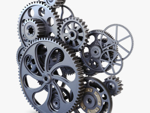 gear mechanism v 2 3D 模型