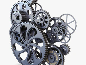 gear mechanism v 2 3D Model