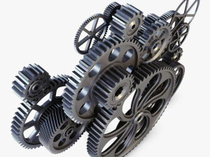 gear mechanism v 2 3D Model