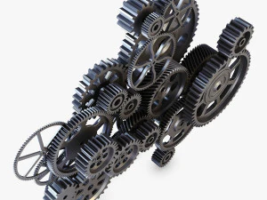 gear mechanism v 2 3D Model