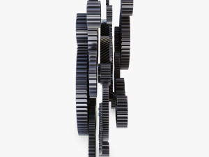 gear mechanism v 2 3D 模型