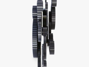 gear mechanism v 2 3D Model