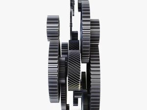 gear mechanism v 2 3D Model