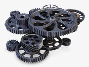 gear mechanism v 2 3D 模型
