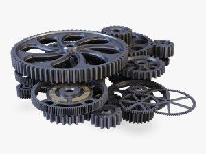 gear mechanism v 2 3D 模型