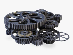 gear mechanism v 2 3D Model