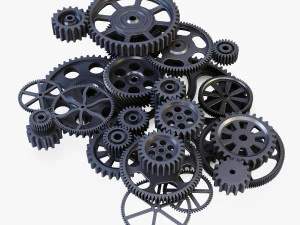 gear mechanism v 2 3D Model