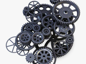 gear mechanism v 2 3D Model
