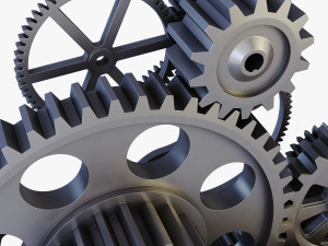 gear mechanism v 2 3D 模型