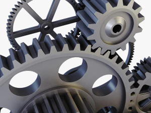 gear mechanism v 2 3D Model