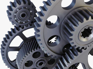 gear mechanism v 2 3D Model