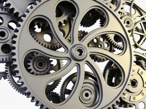 gear mechanism v 2 3D Model