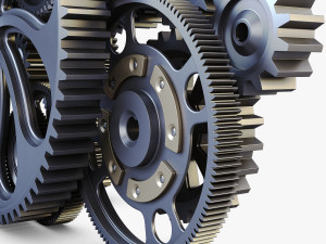 gear mechanism v 2 3D 模型