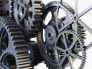 gear mechanism v 2 3D 模型