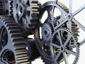 gear mechanism v 2 3D Model