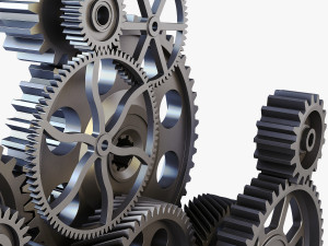 gear mechanism v 2 3D 模型